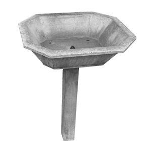 Lixeira de concreto